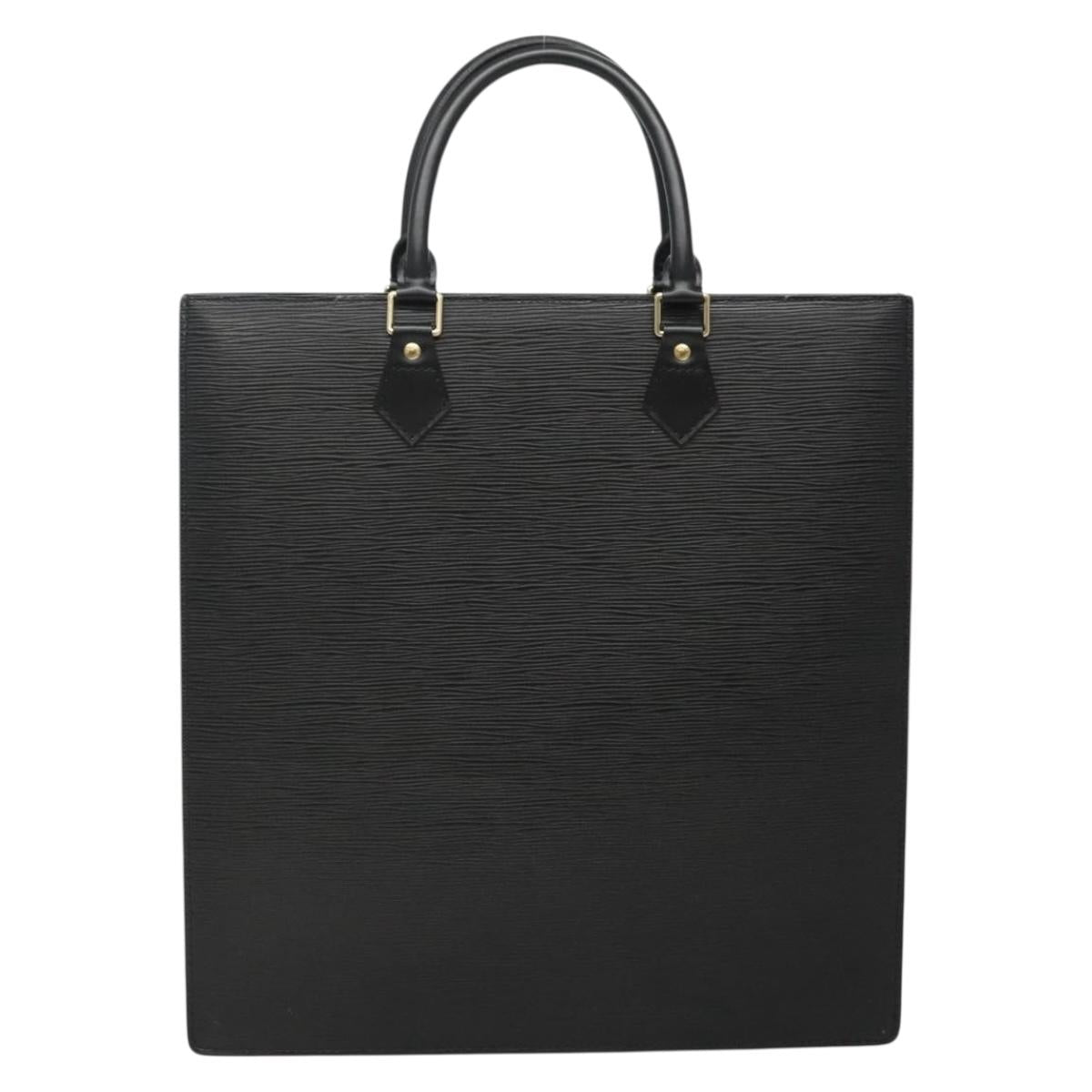 LOUIS VUITTON Epi Sac Plat Hand Bag Black M59082 LV Auth 134666