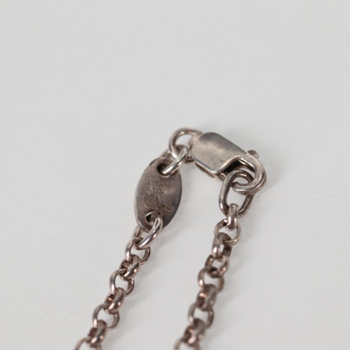 Chrome Hearts Roll Chain Necklace Ag925 Silver Auth 134688M