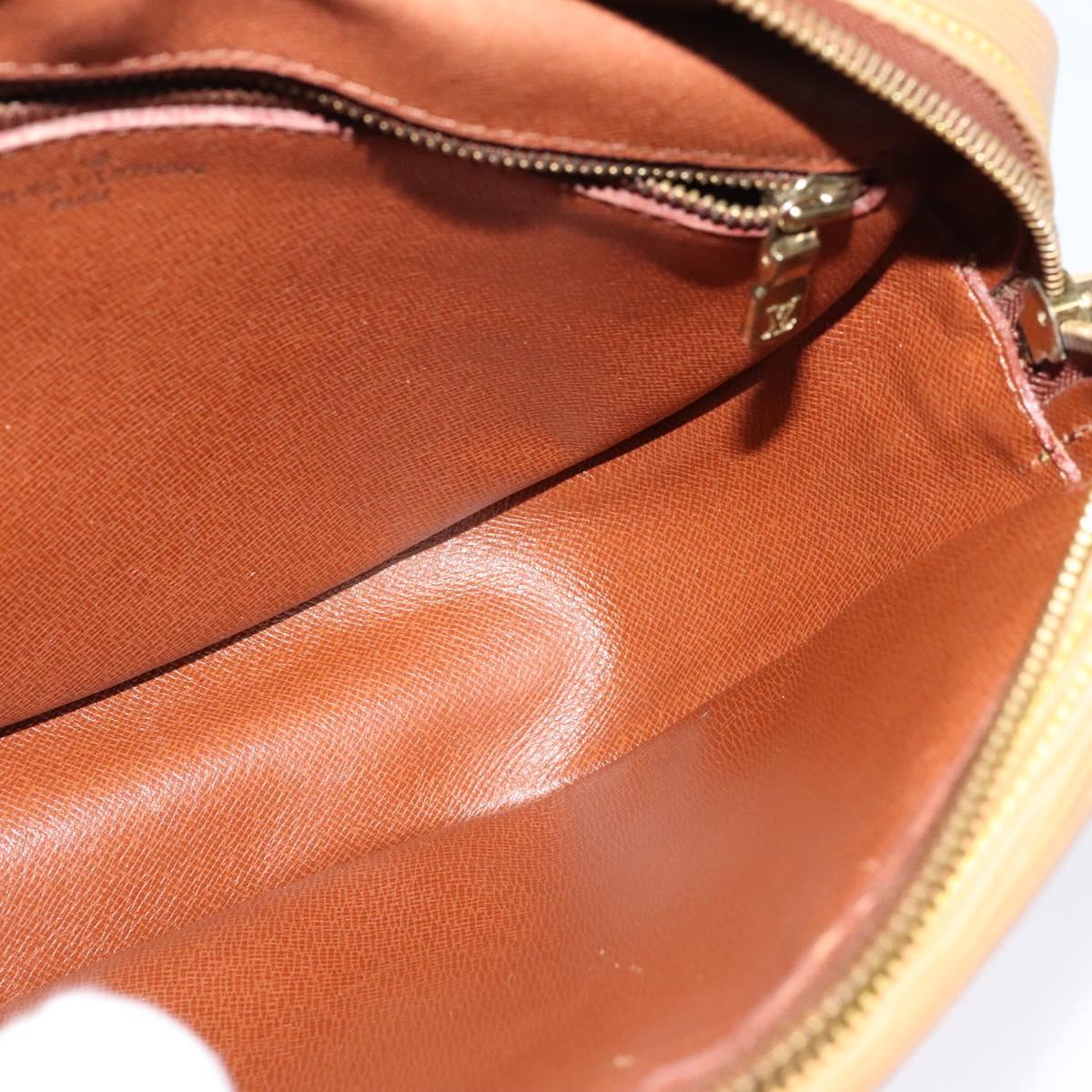LOUIS VUITTON Epi Jeune Fille MM Shoulder Bag Beige M52156 LV Auth 134701