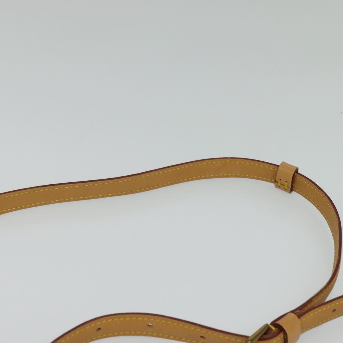 LOUIS VUITTON Epi Jeune Fille MM Shoulder Bag Beige M52156 LV Auth 134701