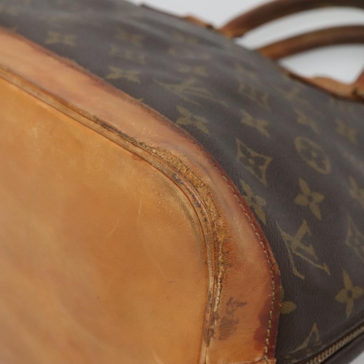 LOUIS VUITTON Monogram Alma Hand Bag M51130 LV Auth 134707