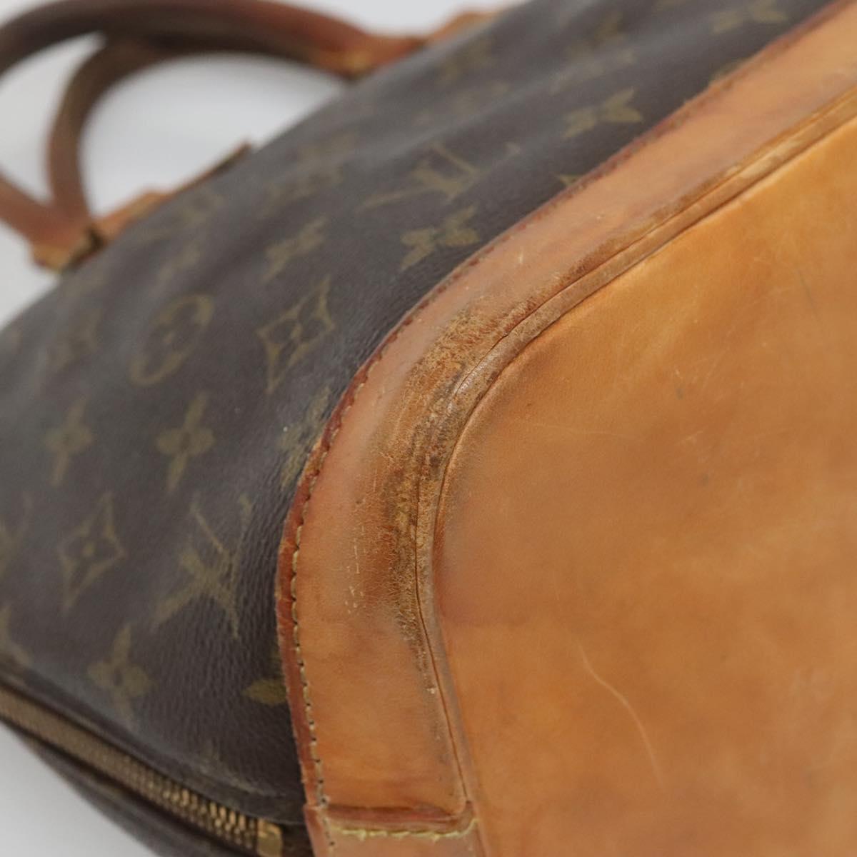 LOUIS VUITTON Monogram Alma Hand Bag M51130 LV Auth 134707