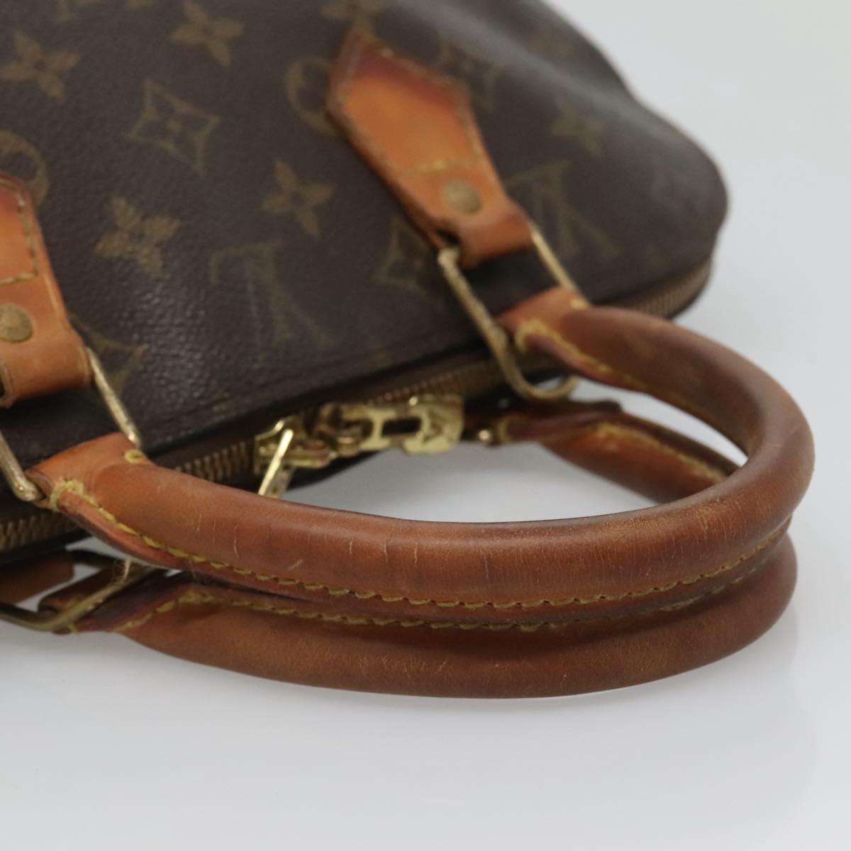 LOUIS VUITTON Monogram Alma Hand Bag M51130 LV Auth 134707