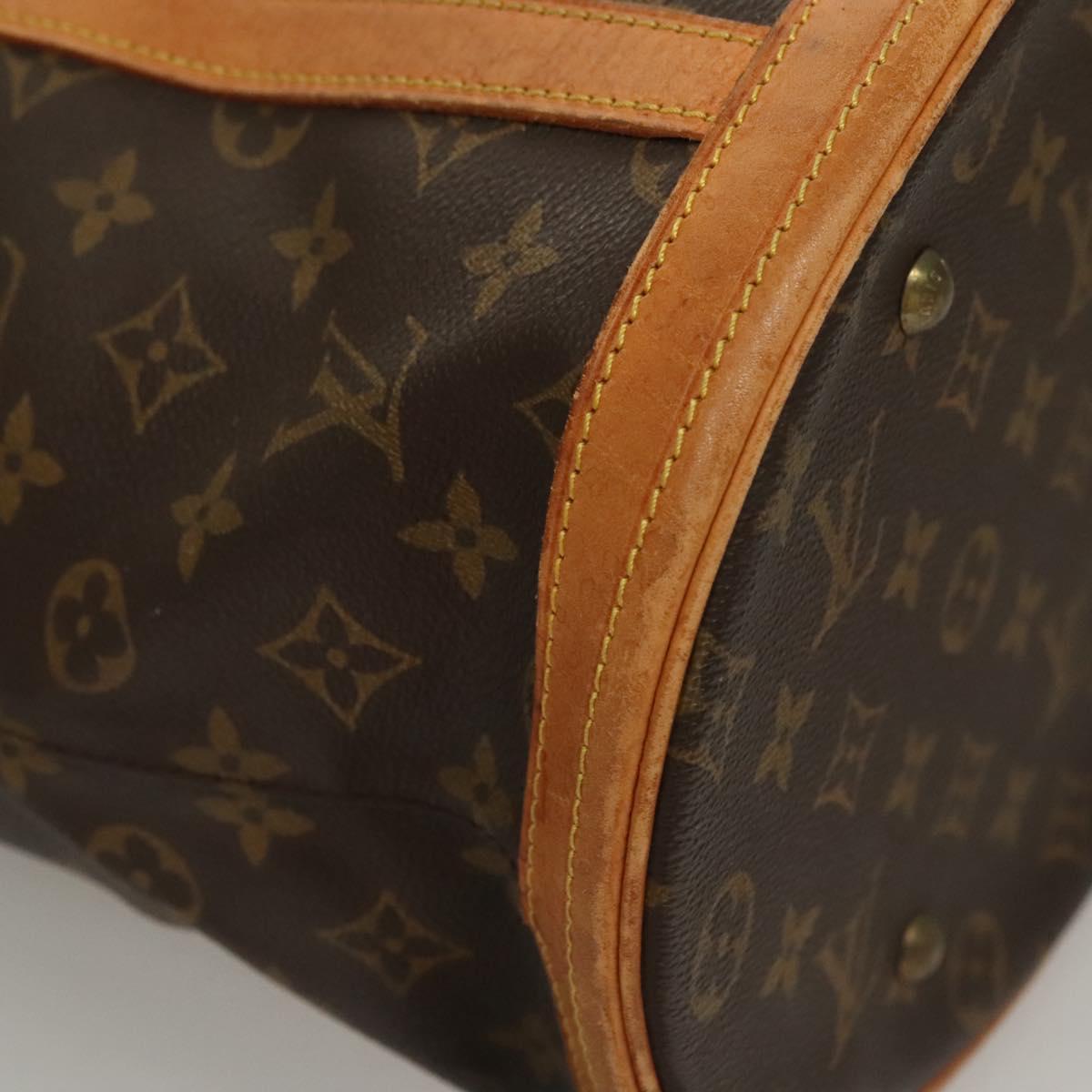 LOUIS VUITTON Monogram Bucket GM Shoulder Bag Vintage M42236 LV Auth 134708