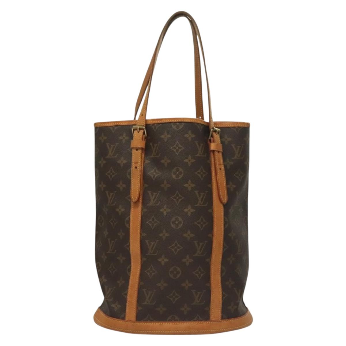 LOUIS VUITTON Monogram Bucket GM Shoulder Bag Vintage M42236 LV Auth 134708