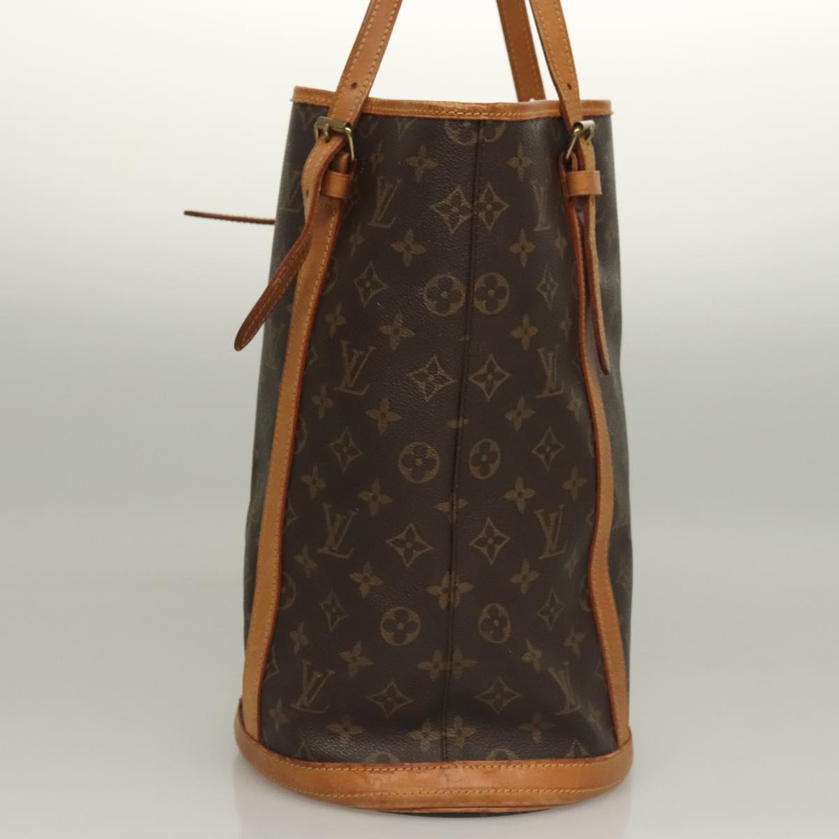 LOUIS VUITTON Monogram Bucket GM Shoulder Bag Vintage M42236 LV Auth 134708