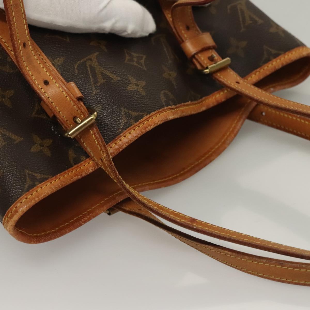 LOUIS VUITTON Monogram Bucket GM Shoulder Bag Vintage M42236 LV Auth 134708