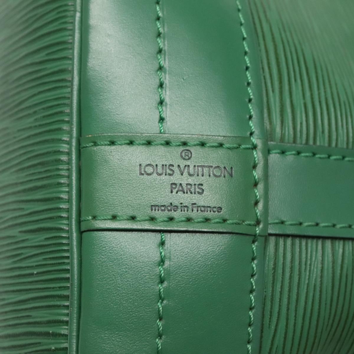 LOUIS VUITTON Epi Noe Shoulder Bag Green M44004 LV Auth 134715