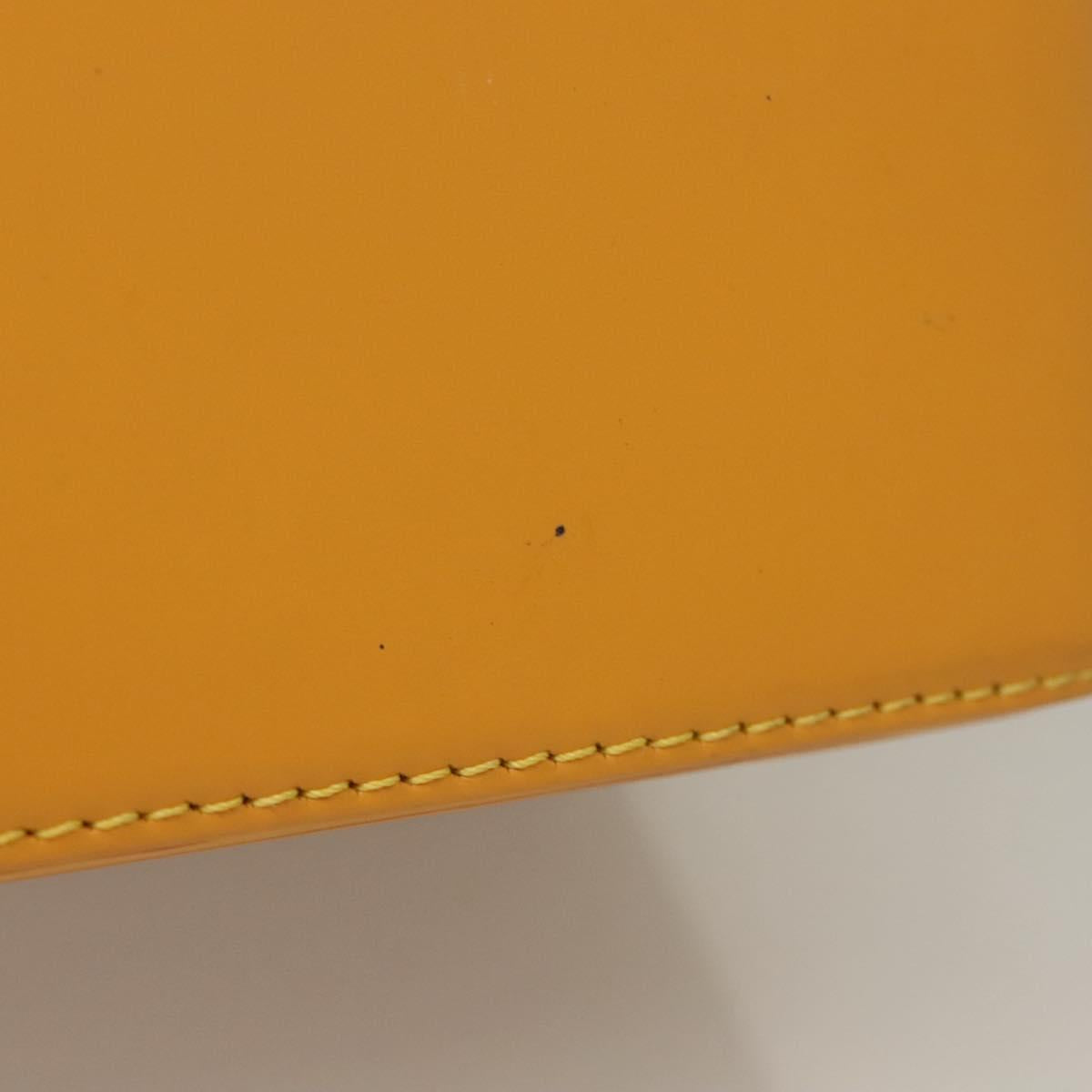 LOUIS VUITTON Epi Bushi Shoulder Bag Yellow M52209 LV Auth 134717