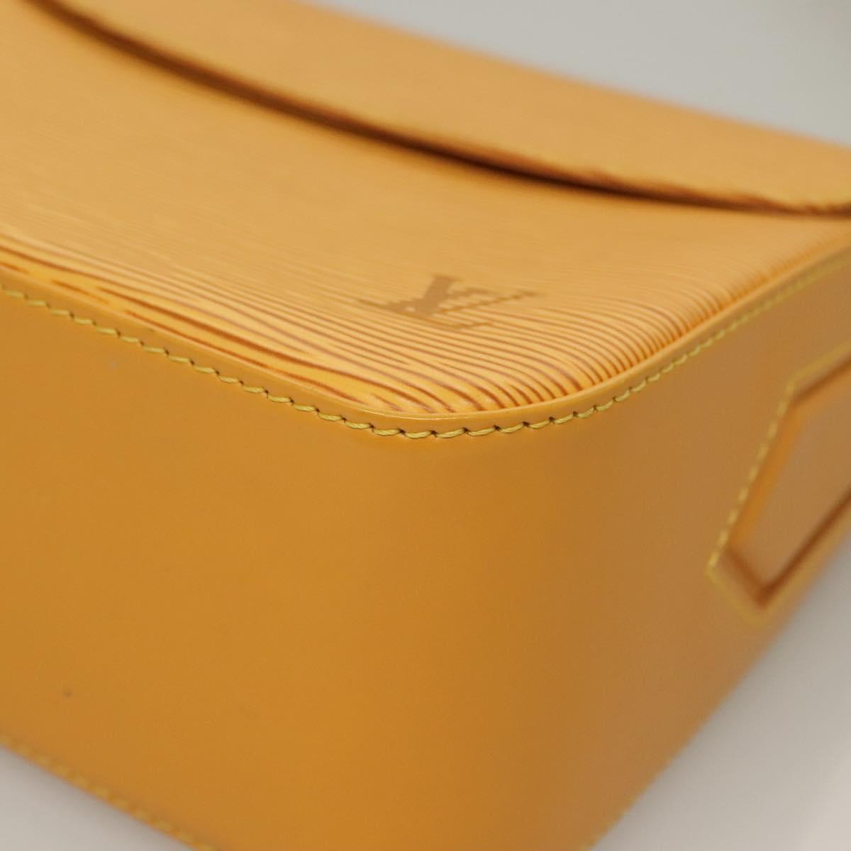 LOUIS VUITTON Epi Bushi Shoulder Bag Yellow M52209 LV Auth 134717
