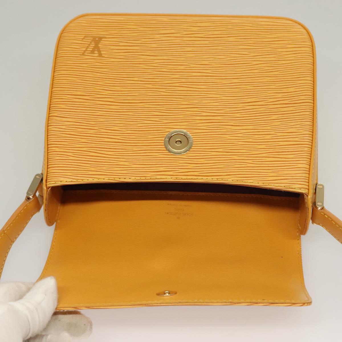 LOUIS VUITTON Epi Bushi Shoulder Bag Yellow M52209 LV Auth 134717