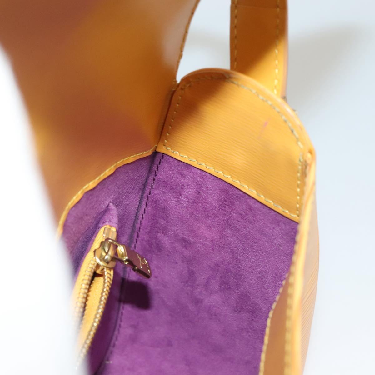 LOUIS VUITTON Epi Bushi Shoulder Bag Yellow M52209 LV Auth 134717