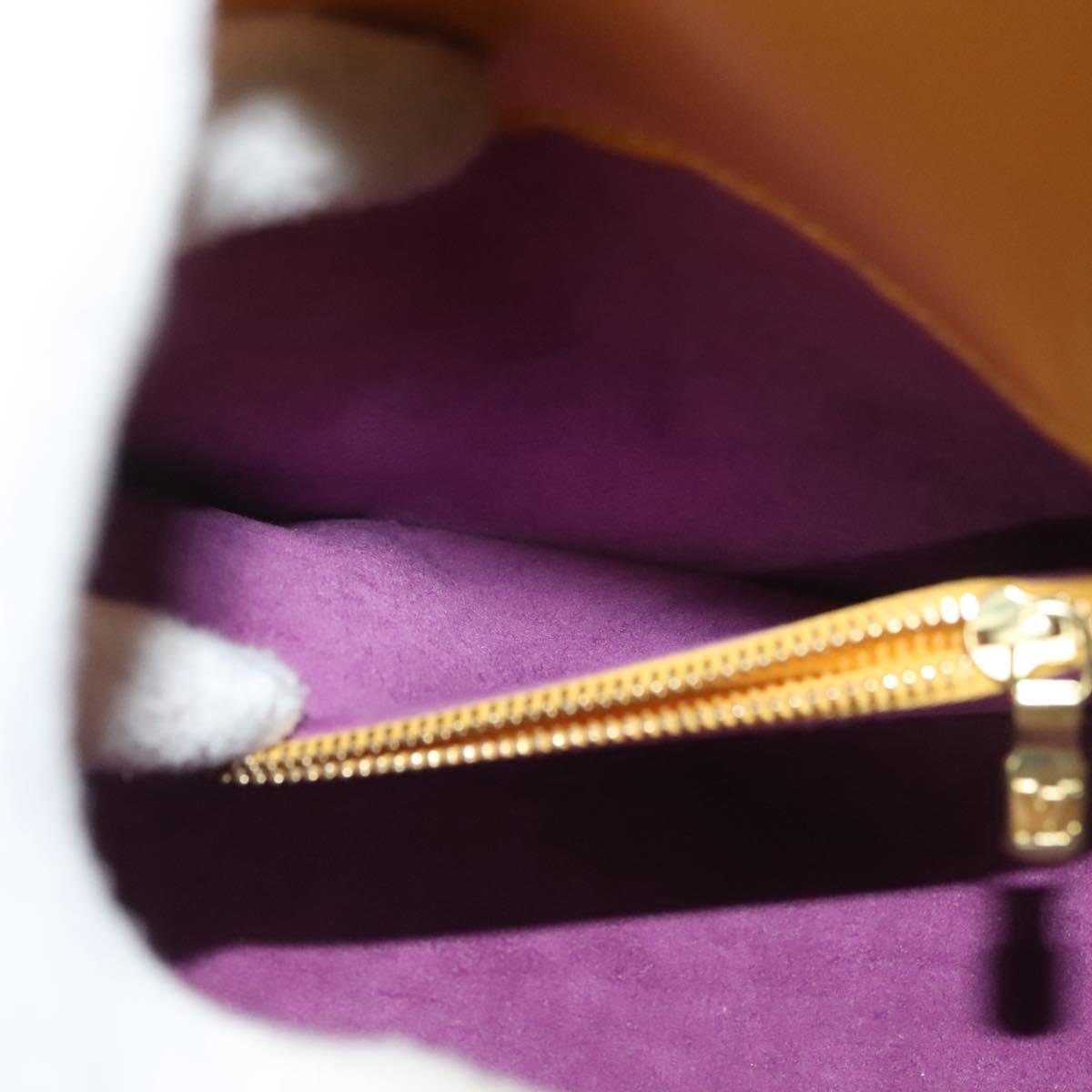 LOUIS VUITTON Epi Bushi Shoulder Bag Yellow M52209 LV Auth 134717