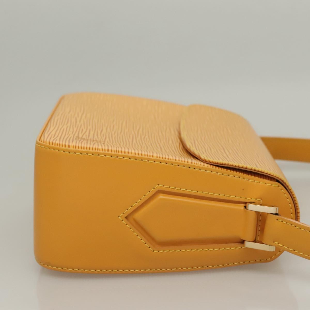 LOUIS VUITTON Epi Bushi Shoulder Bag Yellow M52209 LV Auth 134717