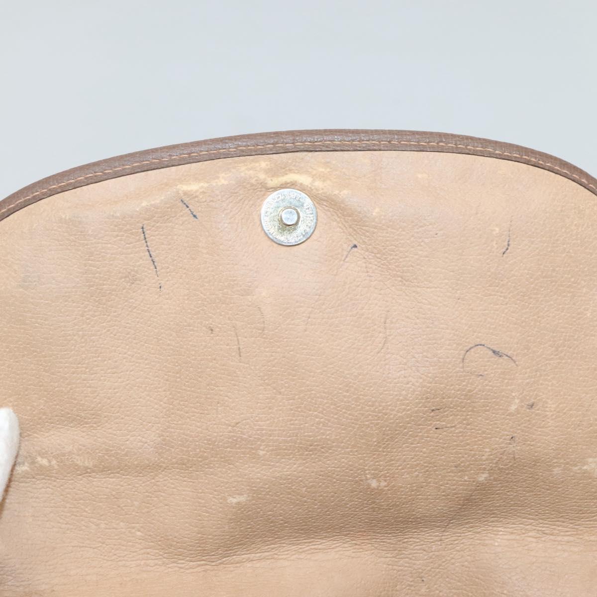 GUCCI GG Supreme Web Sherry Line Bag PVC Beige Brown 89 01 030 Auth 134738