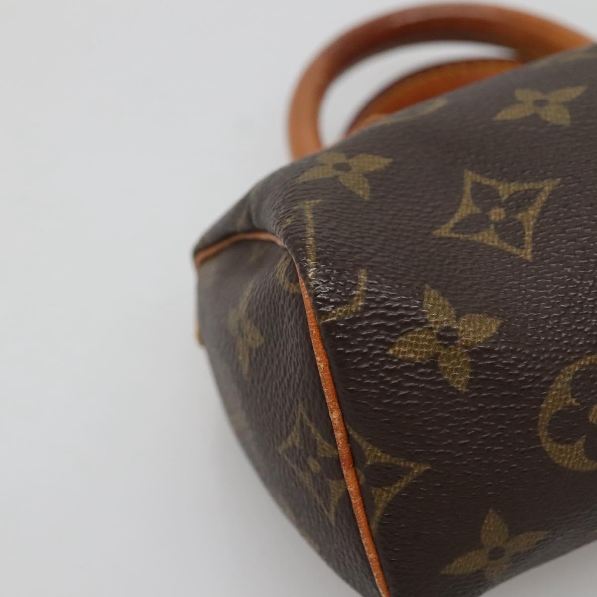 LOUIS VUITTON Monogram Mini Speedy Hand Bag M41534 LV Auth 134754