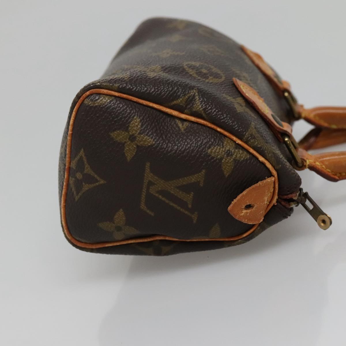 LOUIS VUITTON Monogram Mini Speedy Hand Bag M41534 LV Auth 134754