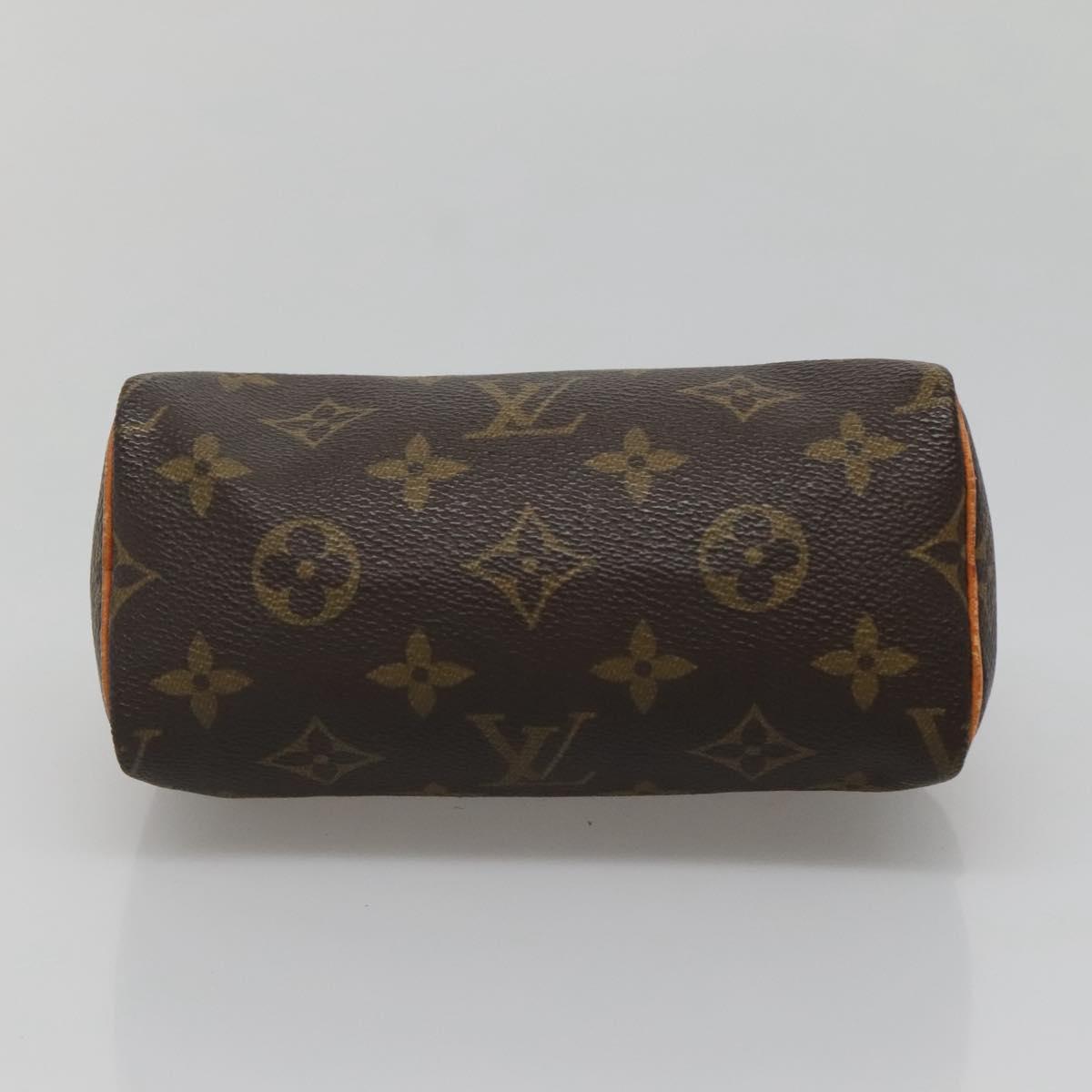 LOUIS VUITTON Monogram Mini Speedy Hand Bag M41534 LV Auth 134754