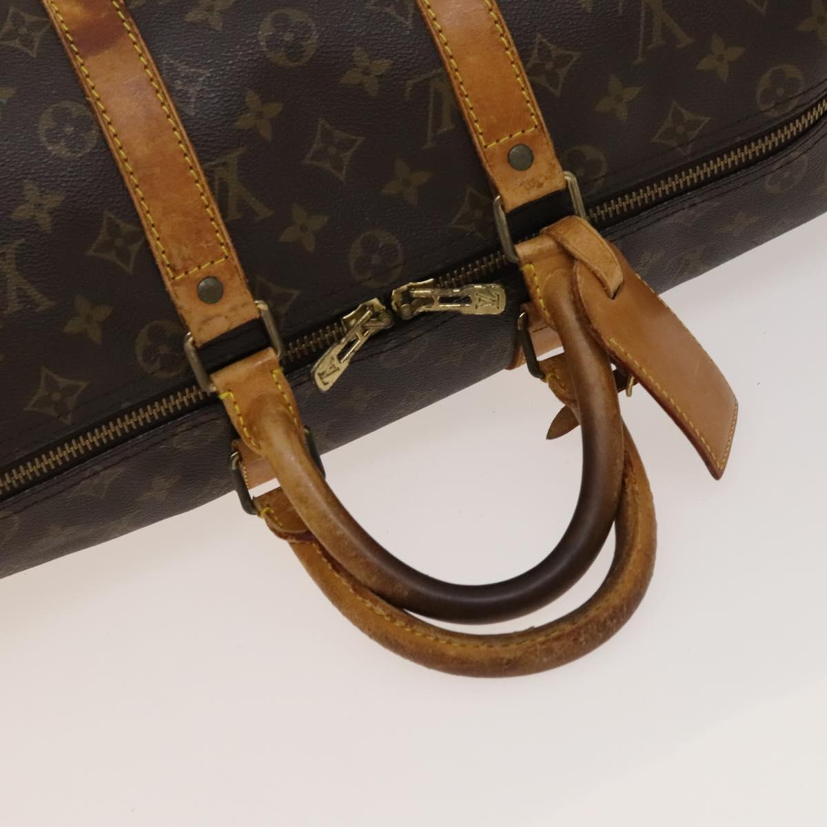 LOUIS VUITTON Monogram Keepall 45 Boston Bag M41428 LV Auth 134772