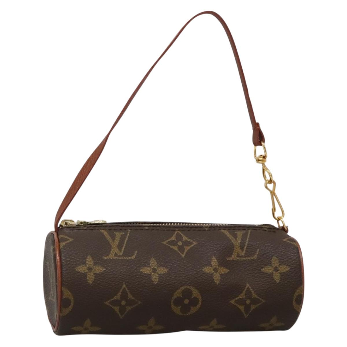 LOUIS VUITTON Monogram Papillon Pouch LV Auth 134775