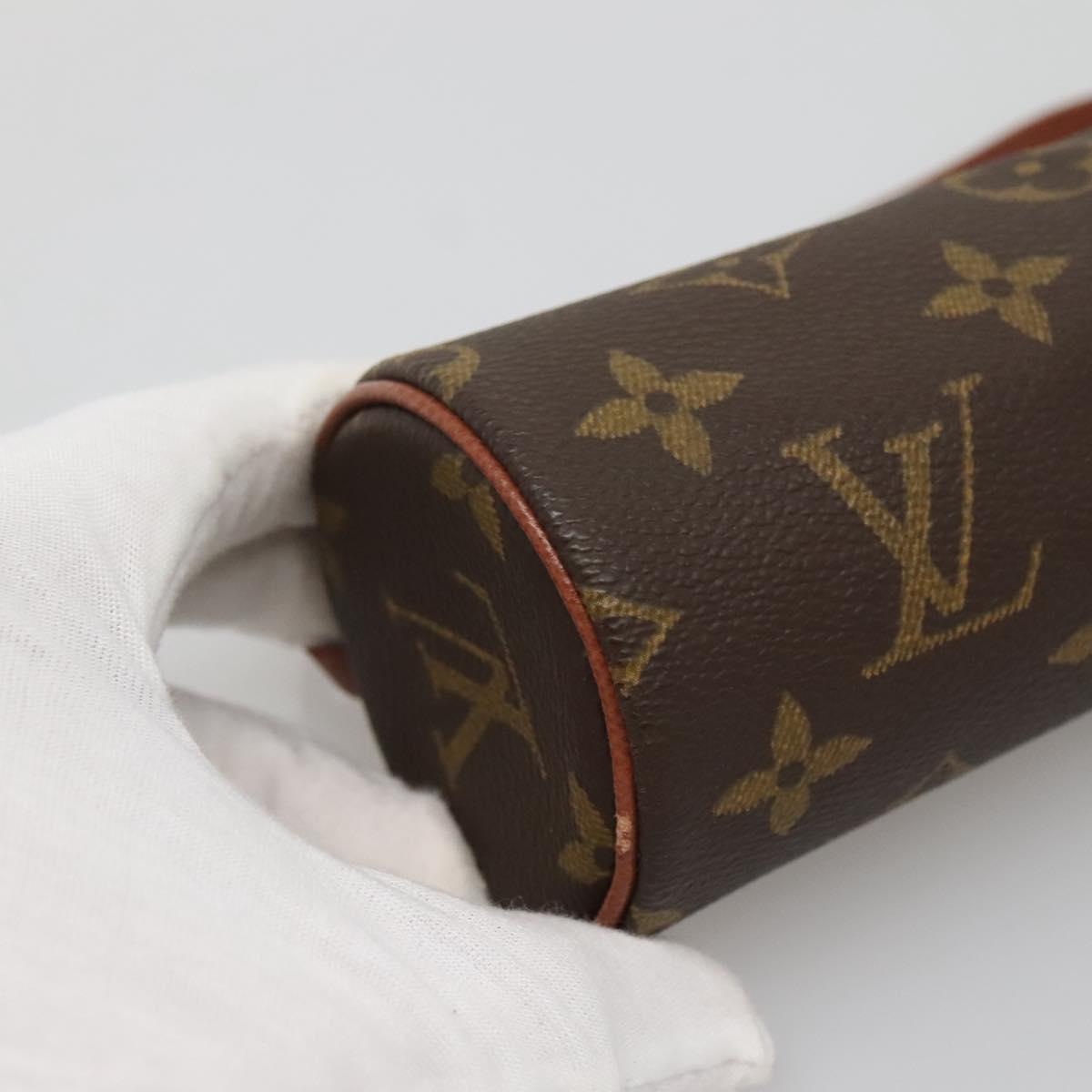 LOUIS VUITTON Monogram Papillon Pouch LV Auth 134775