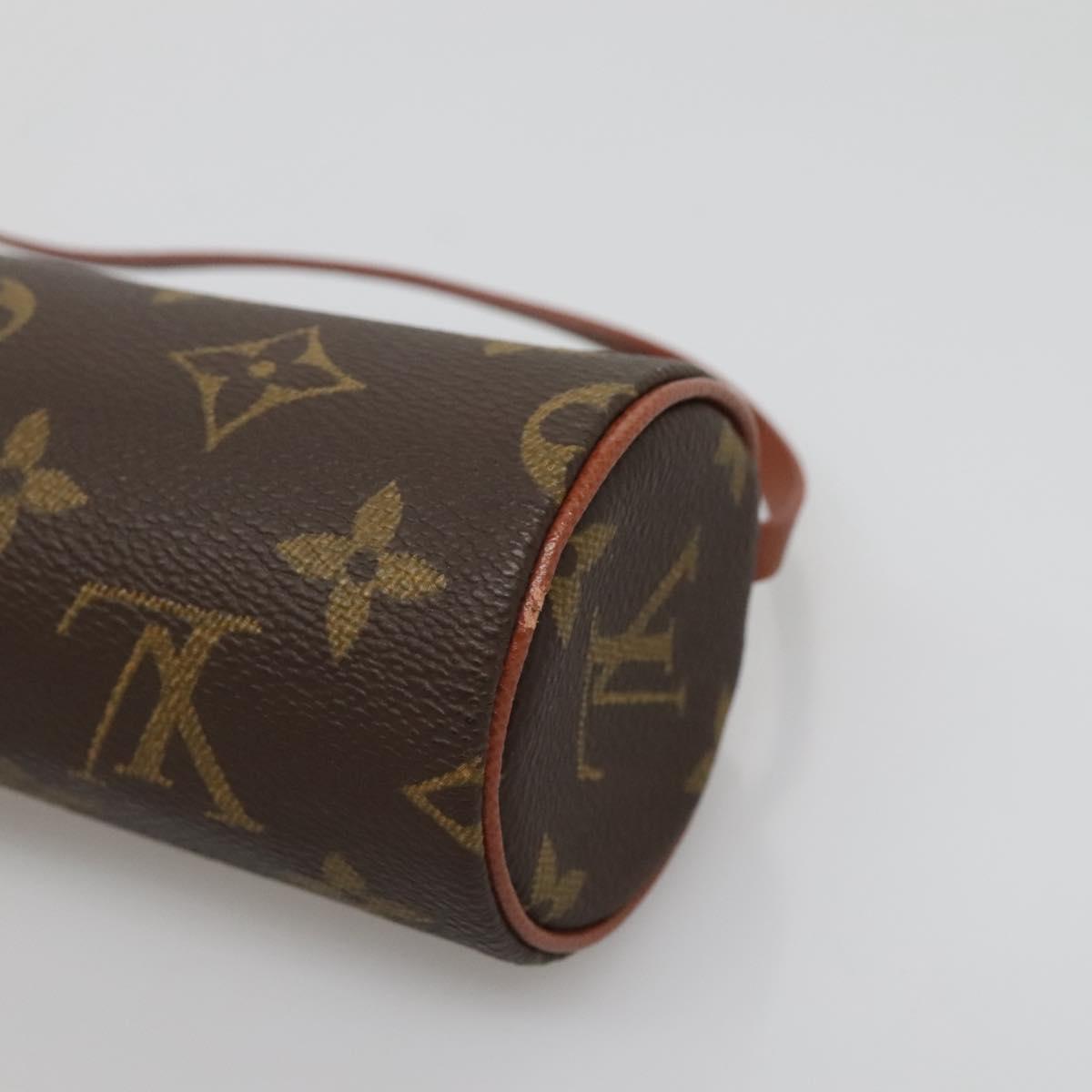 LOUIS VUITTON Monogram Papillon Pouch LV Auth 134775