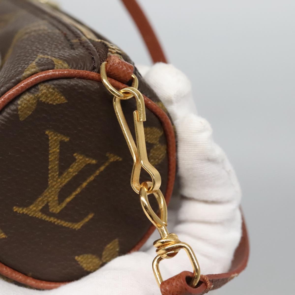 LOUIS VUITTON Monogram Papillon Pouch LV Auth 134775