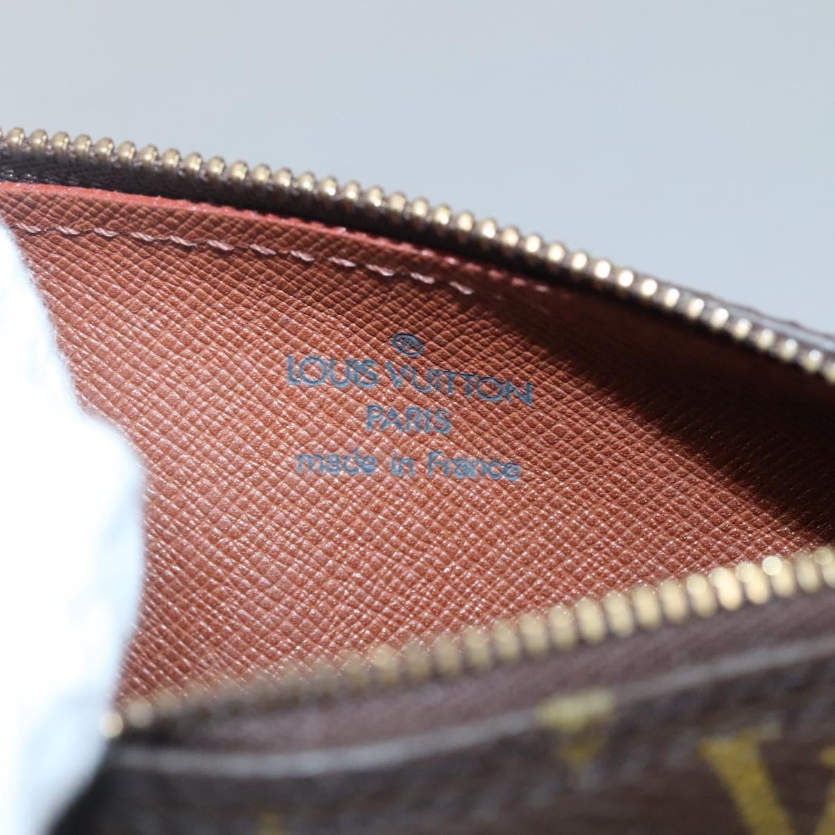 LOUIS VUITTON Monogram Papillon Pouch LV Auth 134775