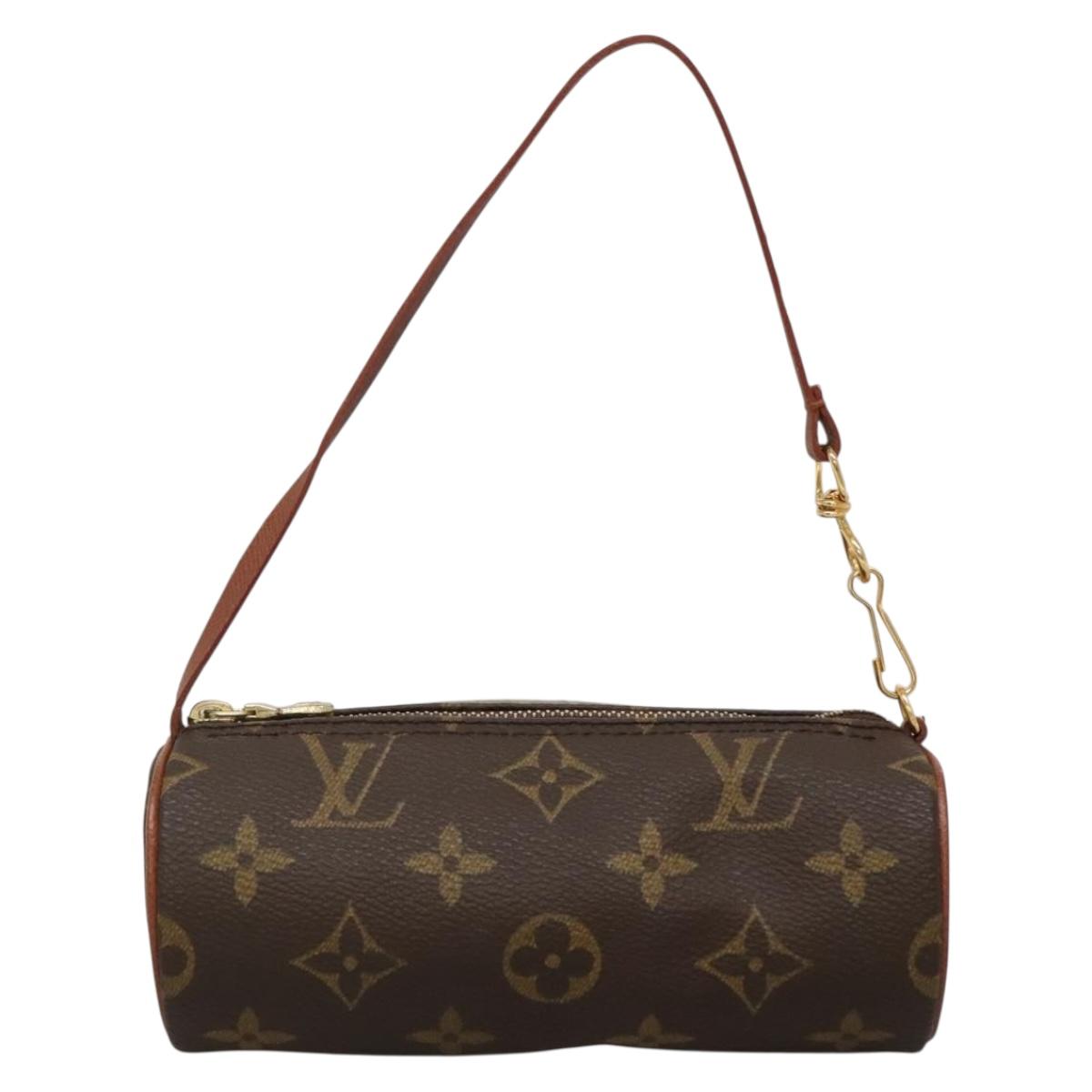 LOUIS VUITTON Monogram Papillon Pouch LV Auth 134775