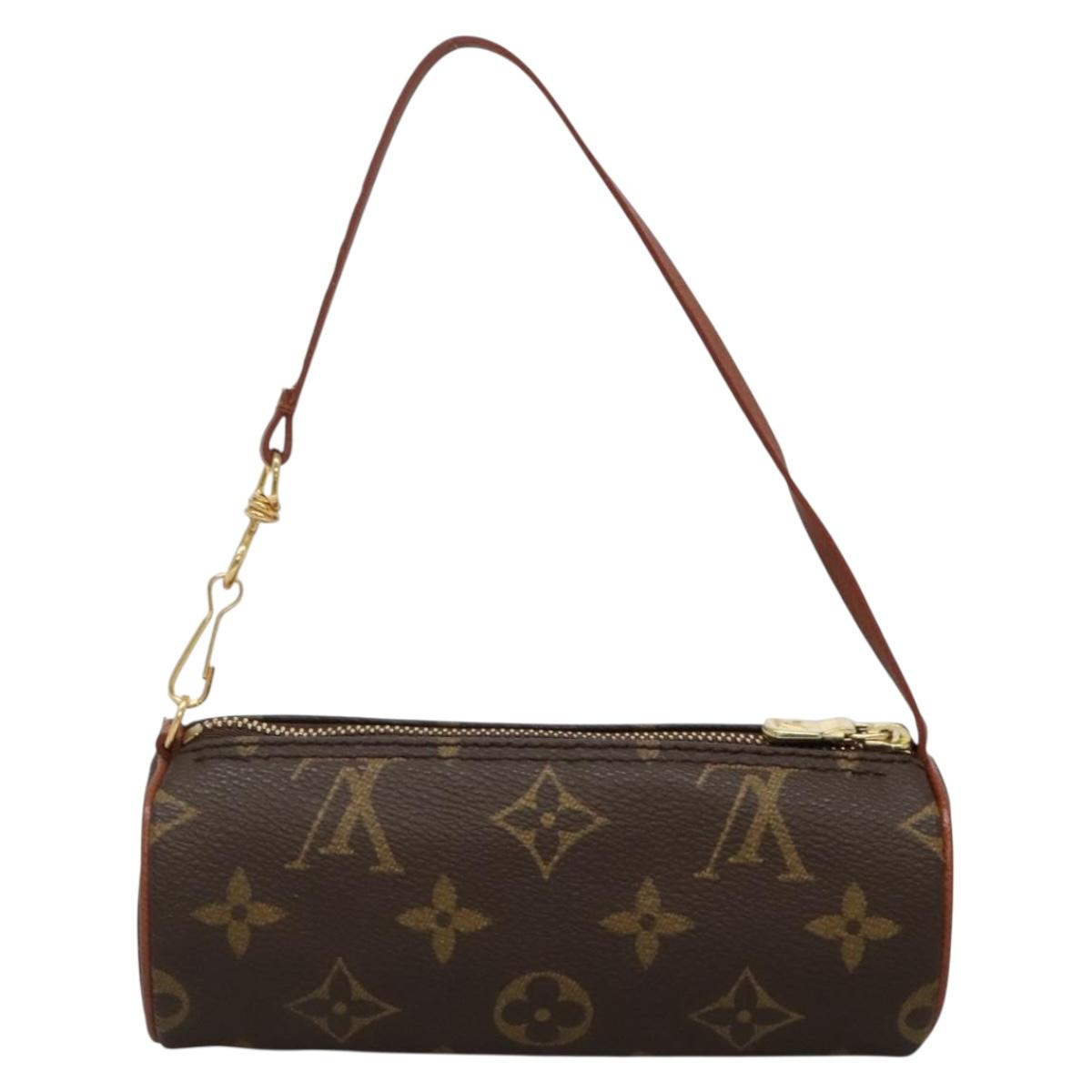 LOUIS VUITTON Monogram Papillon Pouch LV Auth 134775