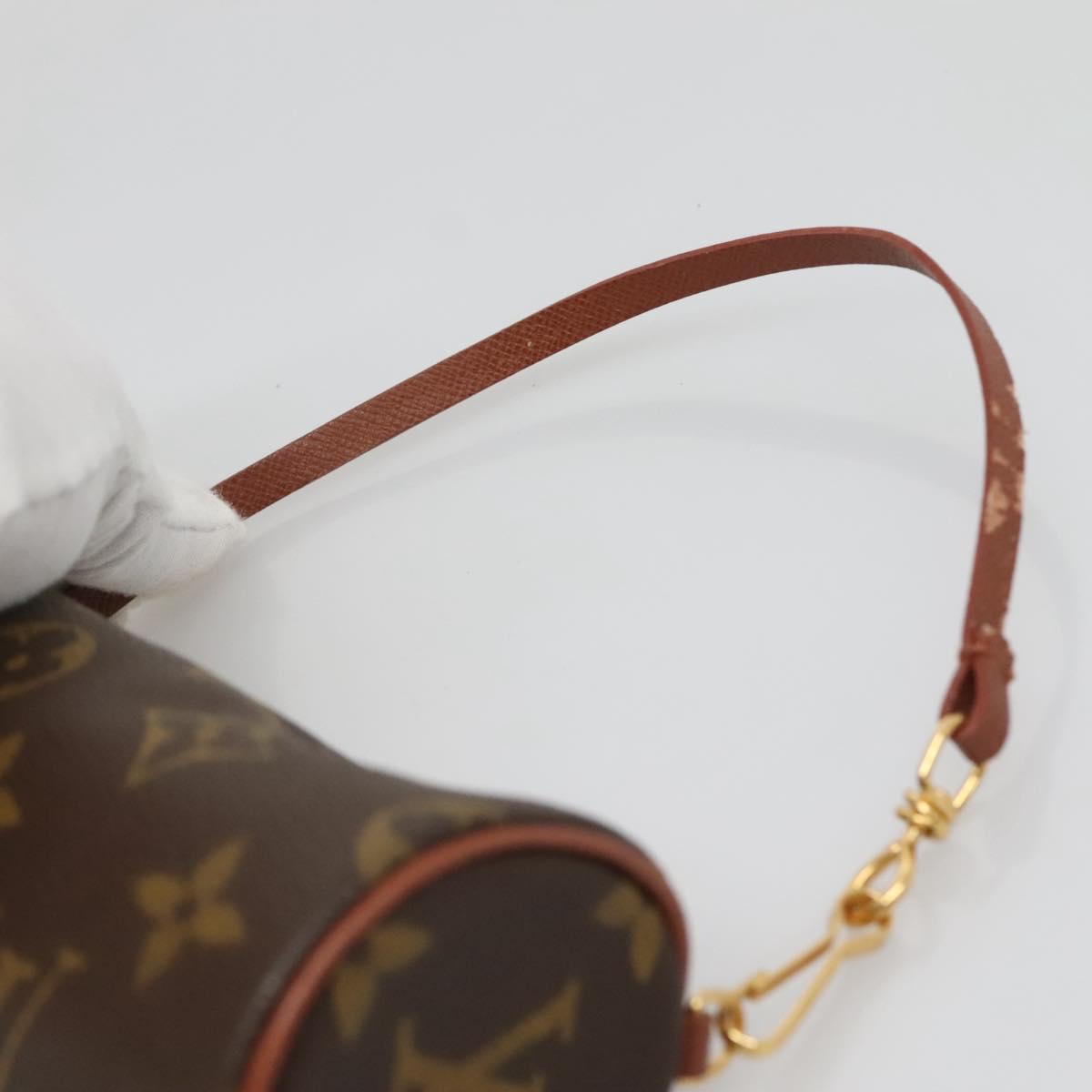 LOUIS VUITTON Monogram Papillon Pouch LV Auth 134775