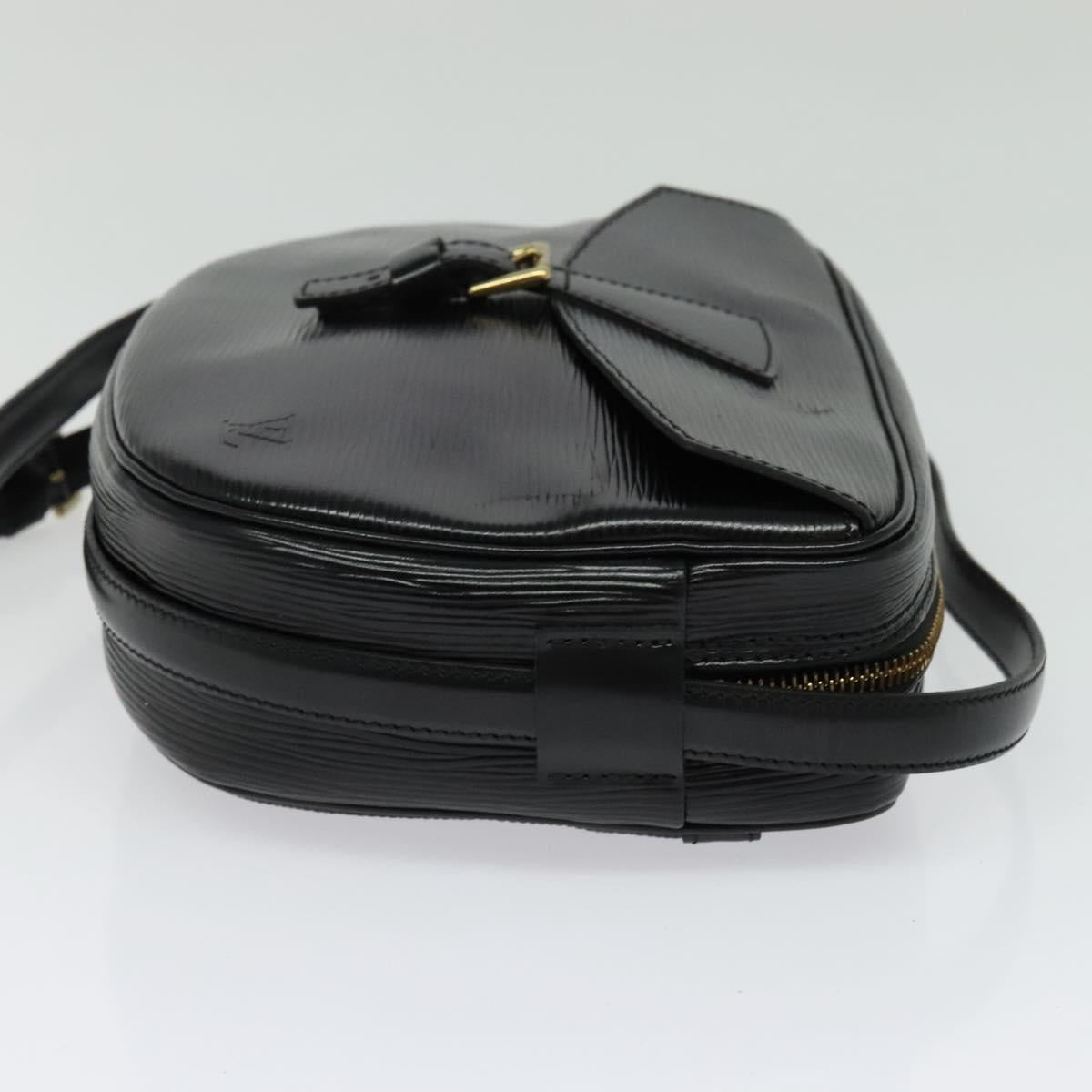 LOUIS VUITTON Epi Jeune Fille MM Shoulder Bag Black M52152 LV Auth 134781
