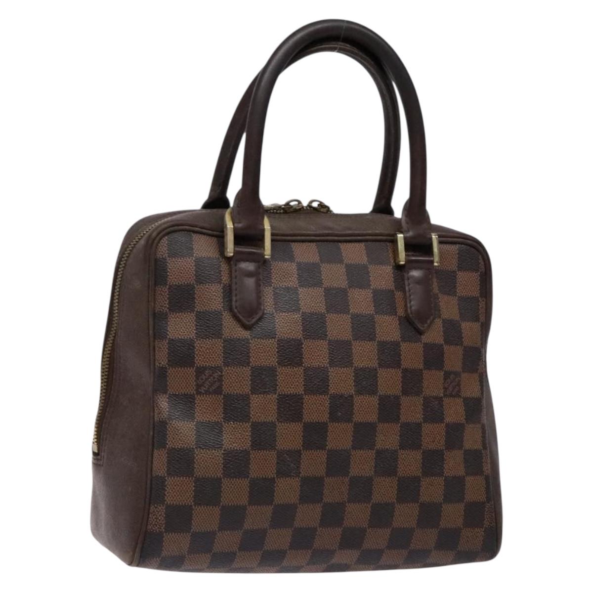LOUIS VUITTON Damier Ebene Brera Hand Bag N51150 LV Auth 134786