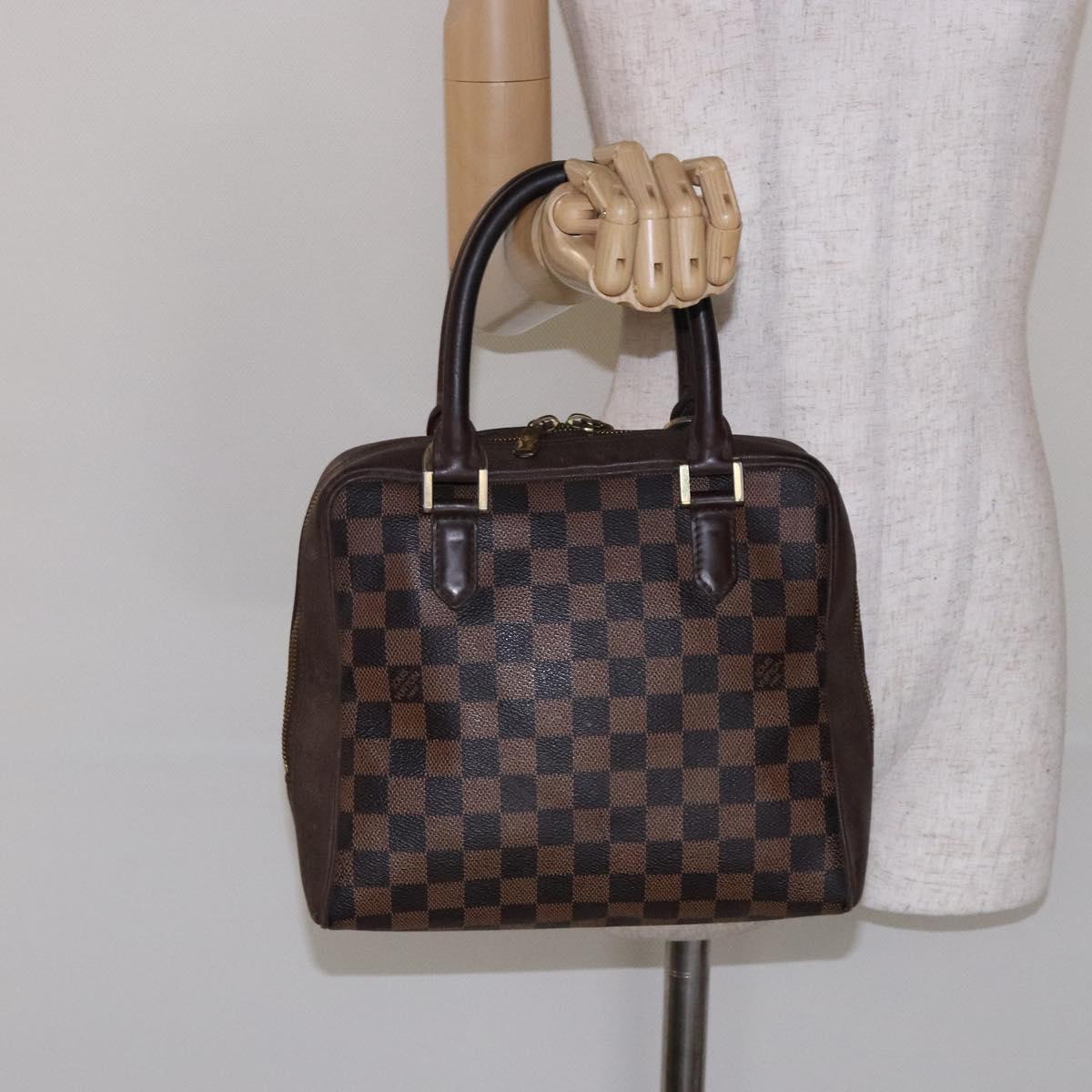 LOUIS VUITTON Damier Ebene Brera Hand Bag N51150 LV Auth 134786