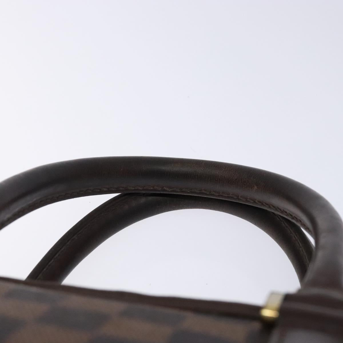 LOUIS VUITTON Damier Ebene Brera Hand Bag N51150 LV Auth 134786