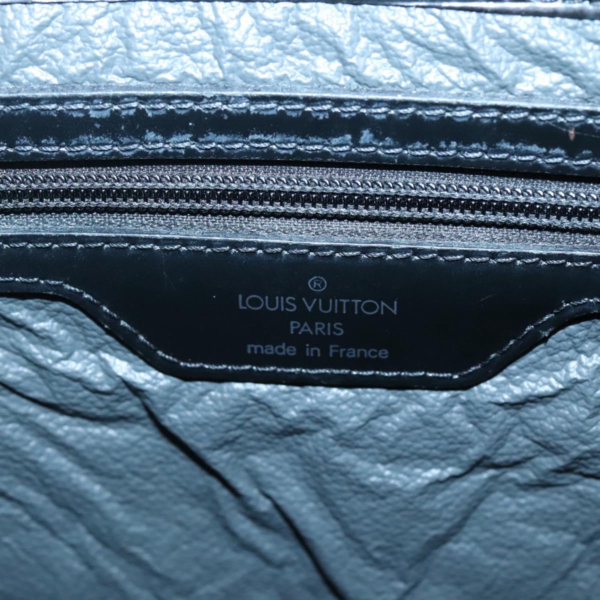 LOUIS VUITTON Epi Sac Plat Hand Bag Black M59082 LV Auth 134789