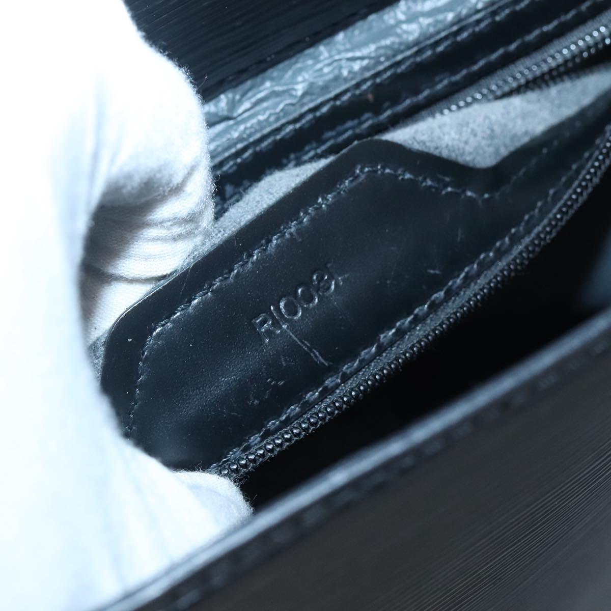 LOUIS VUITTON Epi Sac Plat Hand Bag Black M59082 LV Auth 134789