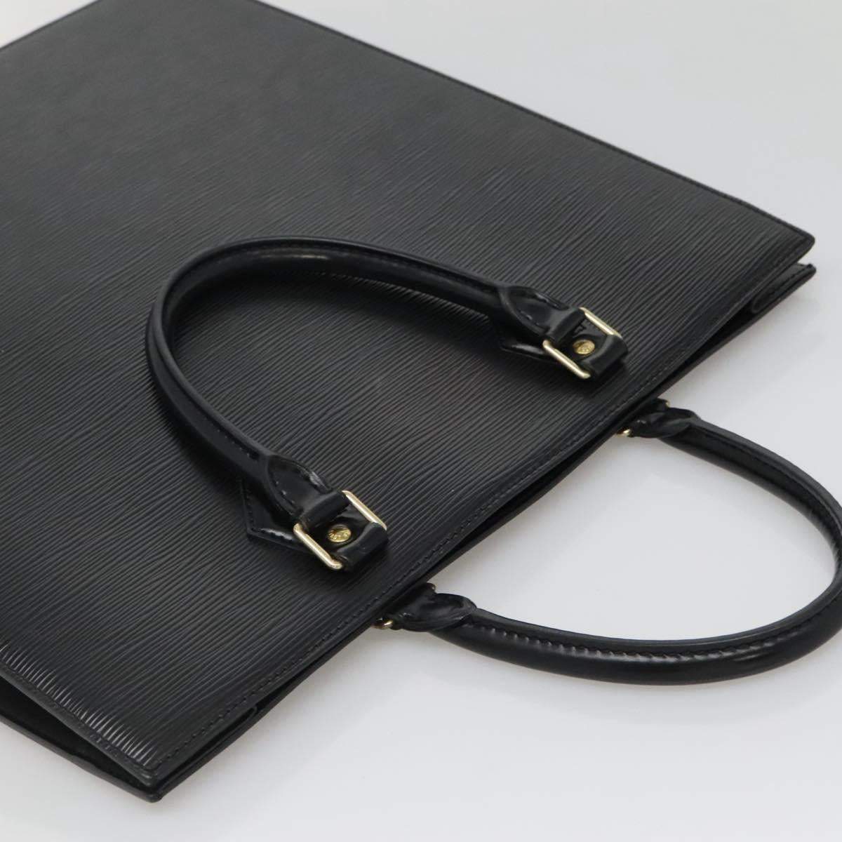 LOUIS VUITTON Epi Sac Plat Hand Bag Black M59082 LV Auth 134789