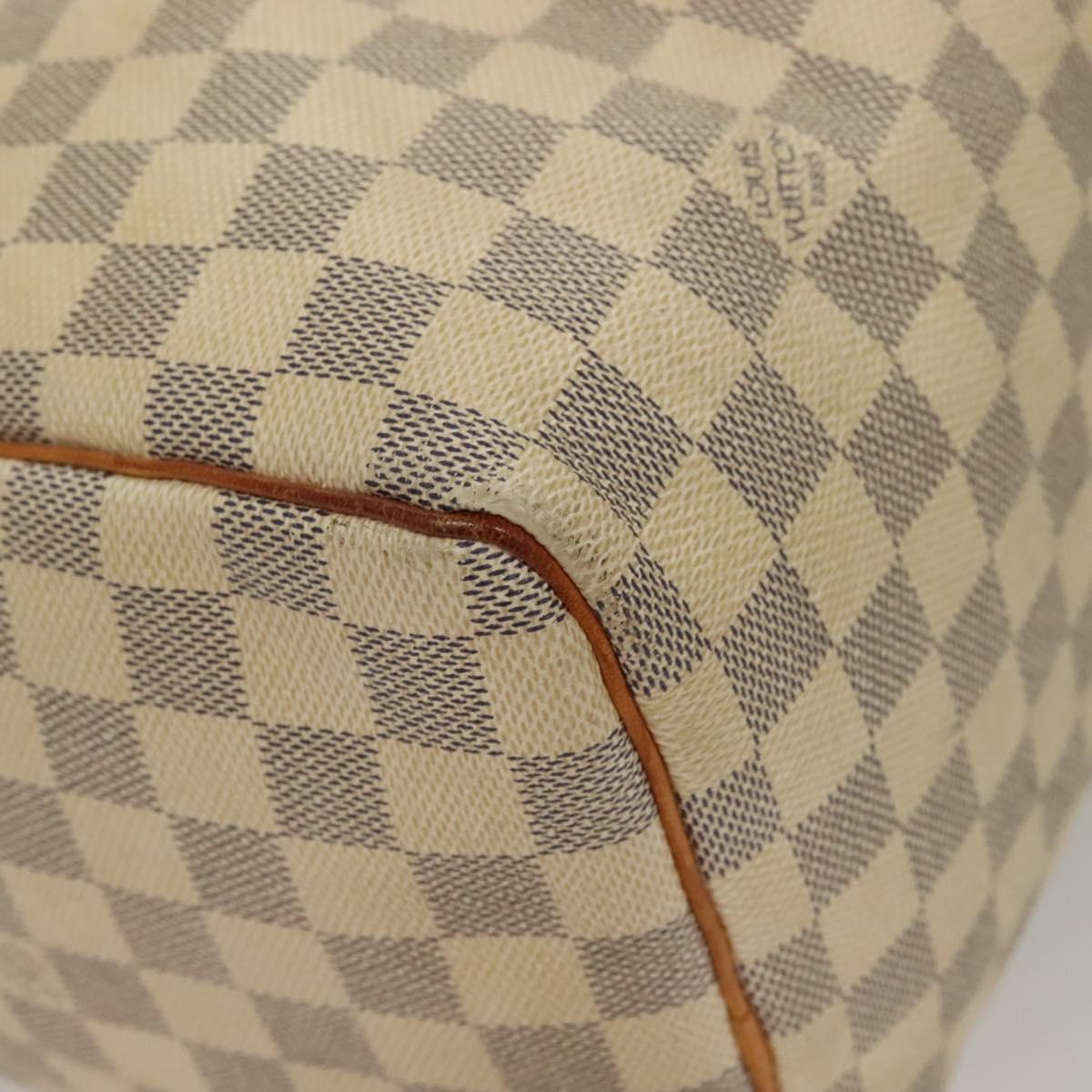 LOUIS VUITTON Damier Azur Speedy 30 Hand Bag N41533 LV Auth 134794