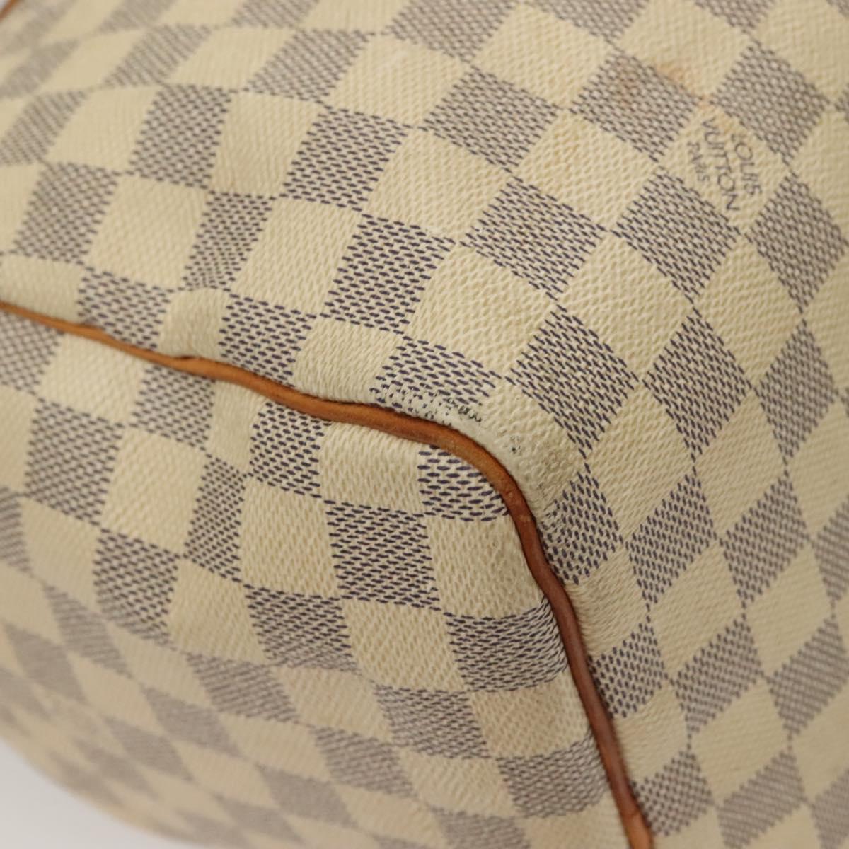 LOUIS VUITTON Damier Azur Speedy 30 Hand Bag N41533 LV Auth 134794