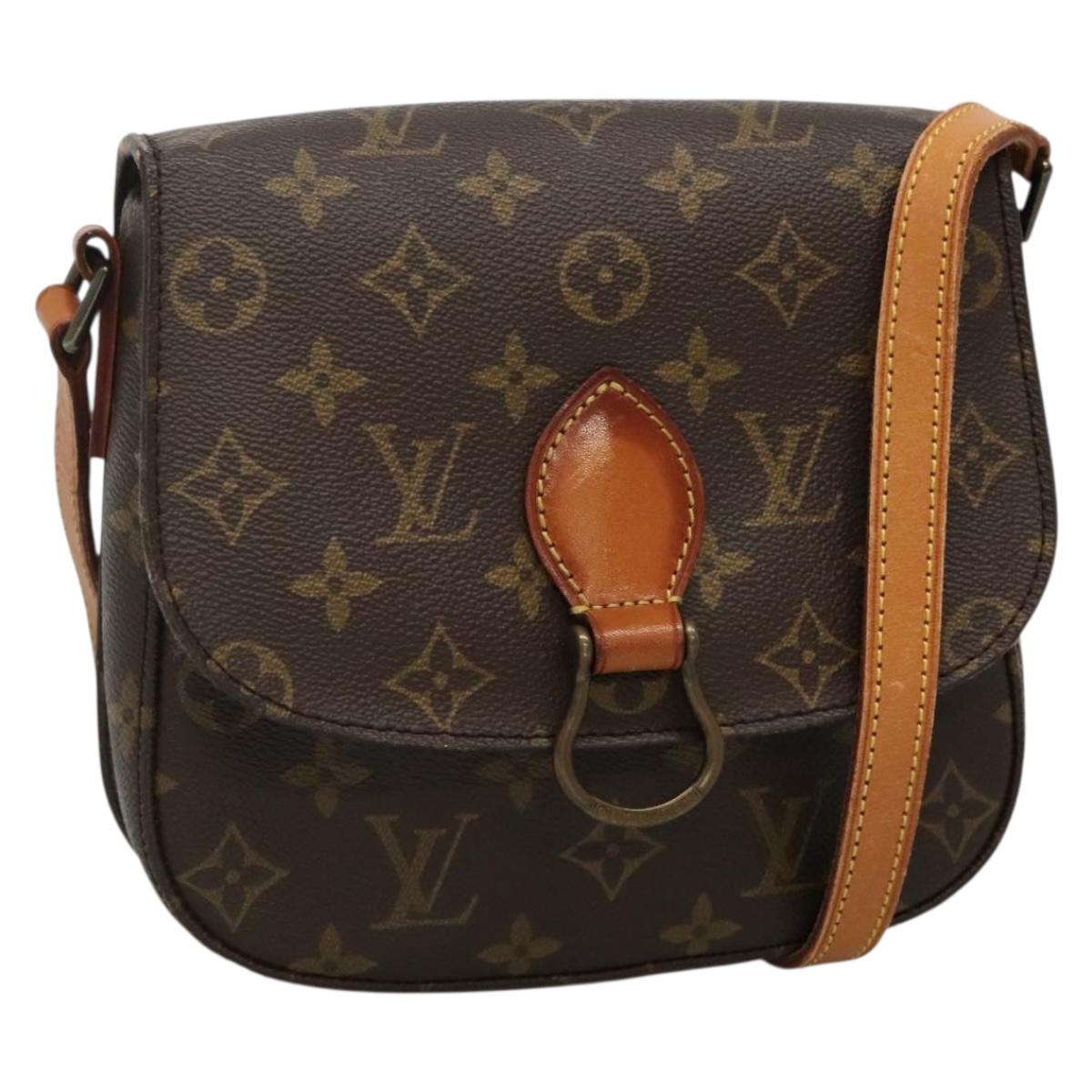 LOUIS VUITTON Monogram Saint Cloud MM Shoulder Bag M51243 LV Auth 134803