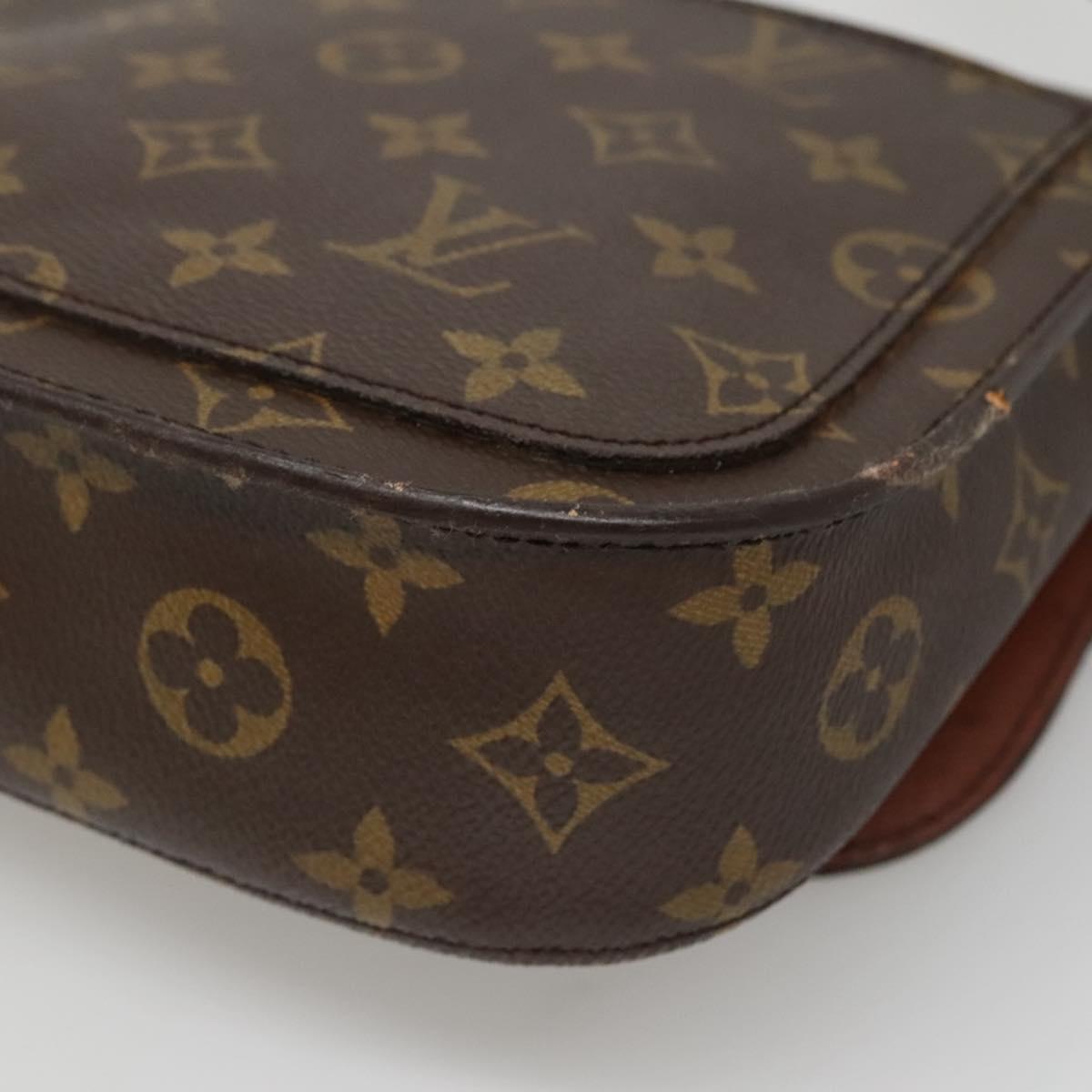 LOUIS VUITTON Monogram Saint Cloud MM Shoulder Bag M51243 LV Auth 134803