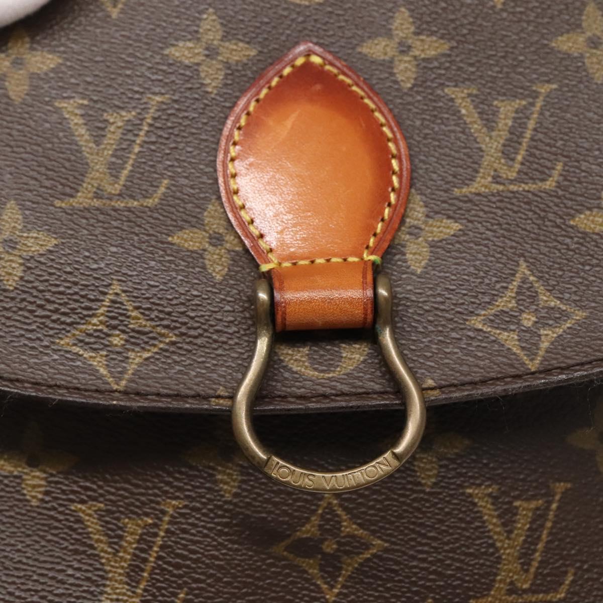 LOUIS VUITTON Monogram Saint Cloud MM Shoulder Bag M51243 LV Auth 134803