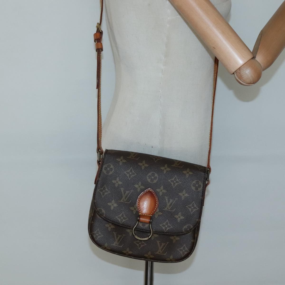 LOUIS VUITTON Monogram Saint Cloud MM Shoulder Bag M51243 LV Auth 134803
