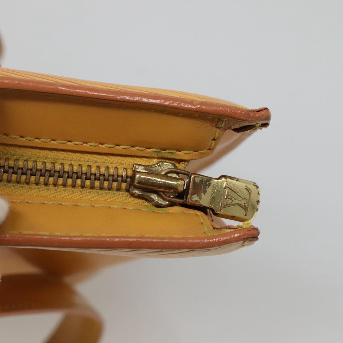 LOUIS VUITTON Epi Saint Jacques Poignees Long Bag Yellow M52339 LV Auth 134834