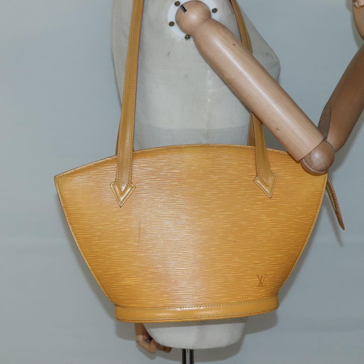 LOUIS VUITTON Epi Saint Jacques Poignees Long Bag Yellow M52339 LV Auth 134834