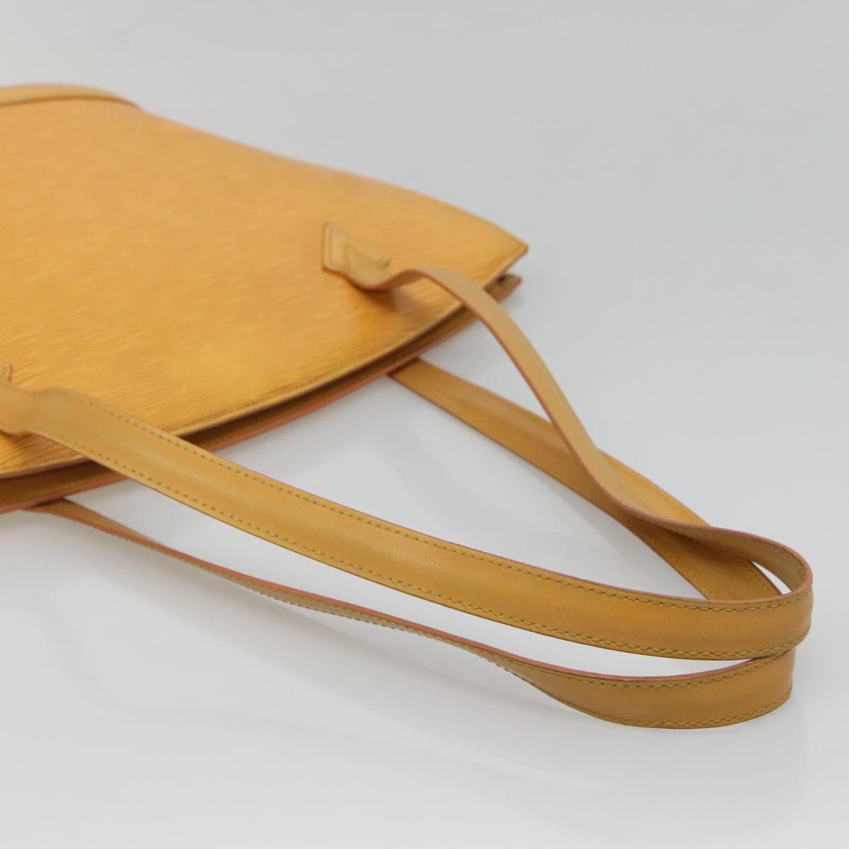 LOUIS VUITTON Epi Saint Jacques Poignees Long Bag Yellow M52339 LV Auth 134834