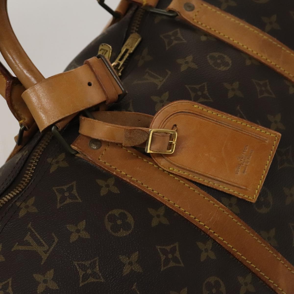 LOUIS VUITTON Monogram Keepall 60 Boston Bag M41422 LV Auth 134847
