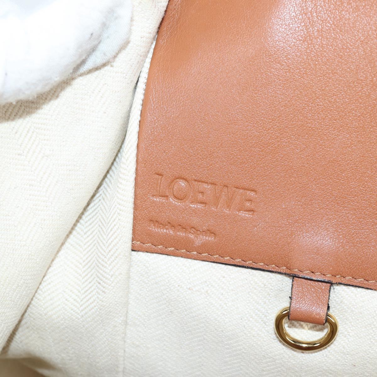 LOEWE Hand Bag Canvas 2way Multicolor Gold Auth 134870SAM