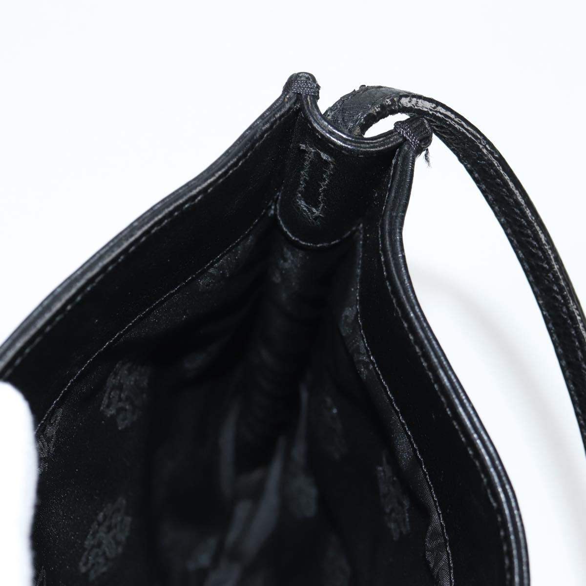 Chrome Hearts Cross Ball Button Gunslinger Bag Leather Black Auth 134879SM